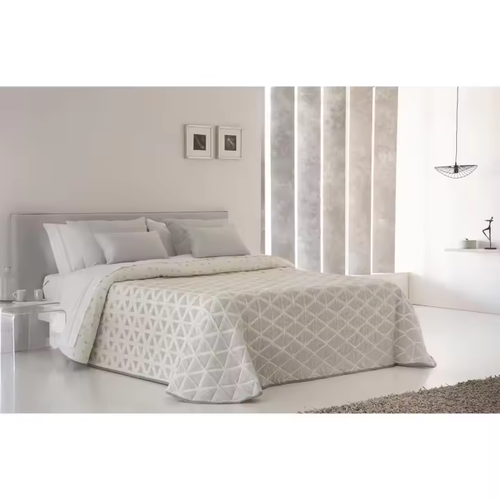 JVR - COLCHA TIPO 10 modelo NILO - Tejido Jacquard Pique - Fabricado en España - Cama 90/105/135/150/160/180 - 1