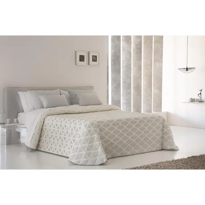 JVR - COLCHA TIPO 10 modelo NILO - Tejido Jacquard Pique - Fabricado en España - Cama 90/105/135/150/160/180 - 1