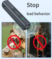 Repellente Ultrasonido Para Perros Dispositivo Antiladridos Recargable Por USB Portátil Con Luz LED Y Correa Para Entrenamiento De Mascotas - details 7