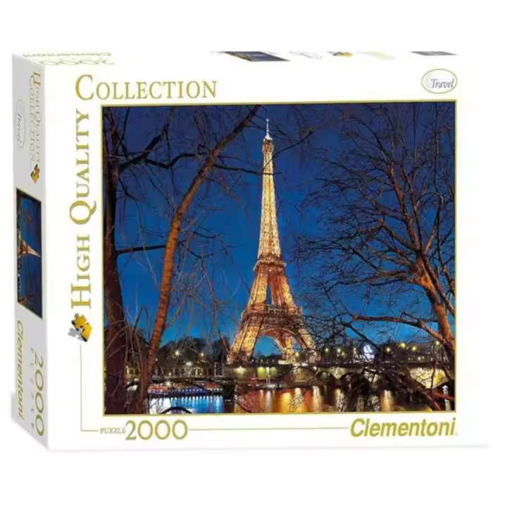 Puzzle 2000 piezas de la Torre Eiffel - París Clementoni - 1