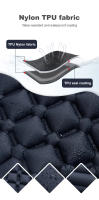 Colchón Inflable Para Camping Ultraligero Con Bomba Integrada Almohada De Descanso Para Senderismo Matrícula De TPU Nylon - details 1