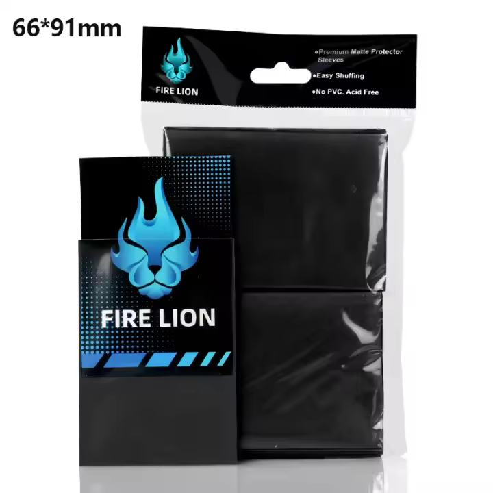 100PCS Fundas De Tarjetas De Entretenimiento Mate 66x91mm Protector Para Tarjetas TCG MTG Juego Funda De Tarjeta Frosted - 1