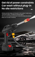 50bar Limpiadora inalámbrico de alta presión Lavadora Pistola de Agua de lavado de coche máquina de Agua a presión para Makita 21V badería - details 2