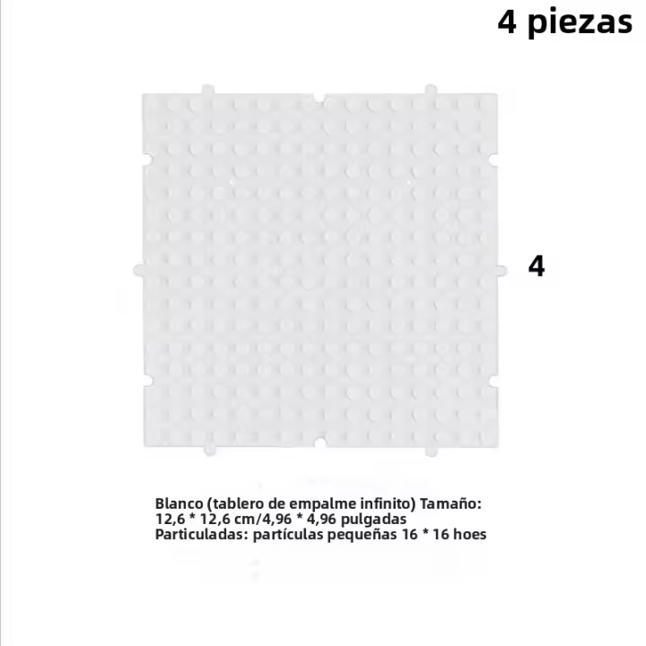 4pcs Placas De Base De Bloques De Construcción DIY Clásicos 16x16 Dots Sin Limites Juguete Divertido Para Niños Y Adultos - 1