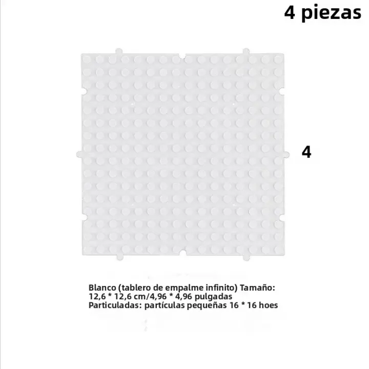 4pcs Placas De Base De Bloques De Construcción DIY Clásicos 16x16 Dots Sin Limites Juguete Divertido Para Niños Y Adultos - 1