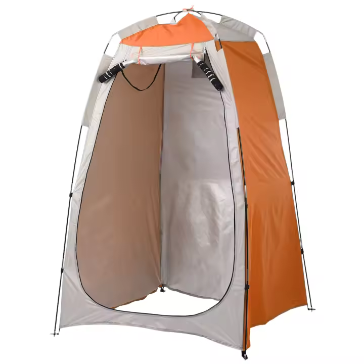 Carpa Portátil De Playa Con Ducha Y Baño Privacidad Para Camping Al Aire Libre Refugio Contra El Sol Y La Lluvia Con Ventana Canvas Four-season - 1