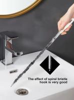 Cepillo De Limpieza Para Desagües De Tuberías Flexible Cepillo De Baño Para Eliminar Pelos Y Limpieza De Desagües Domésticos Herramienta De Limpieza De Cocina Y Baño - details 5