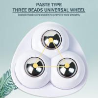 Ruedas Universales Para Muebles Adhesivas Self Adhesive Mute Ball 360 Grados Soporte De Carga Caster De Rueda Swivel Pack De 4-20 Piezas - details 19