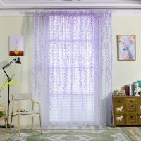 Bocas De Arce Lindas Para Ventanas Estilo Pastoral Decorativas Para Dormitorio Y Sala De Estar Cortinas De Poliéster 100% - details 7