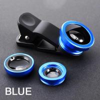 Lente De Pescado 3en1 0.67X Ancha Fisheye Macro Lentes Cámara Kit Con Clip Universal Para iPhone 16 Xiaomi Huawei - details 8