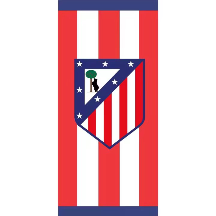 Toalla Playa Piscina Infantil Atleti Club Atlético de Madrid 70x140cm de microfibra para niños - 1