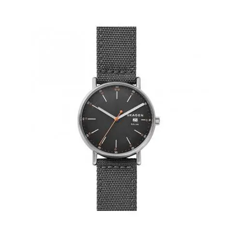 Reloj Skagen de acero Signature con correa nylon - 1
