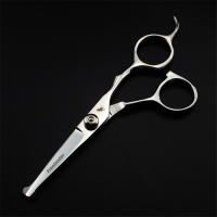 Tijeras De Peluquería Para Mascotas Profesionales Con Punta Redonda Y Seguridad 4/5/6.5 Pulgadas Acero Inoxidable Para Cortar Pelo De Perros - details 1