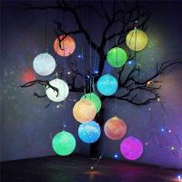 Lámpara colgante de jardín con 6 luces LED solares y carillón de viento que cambia de color - details 0