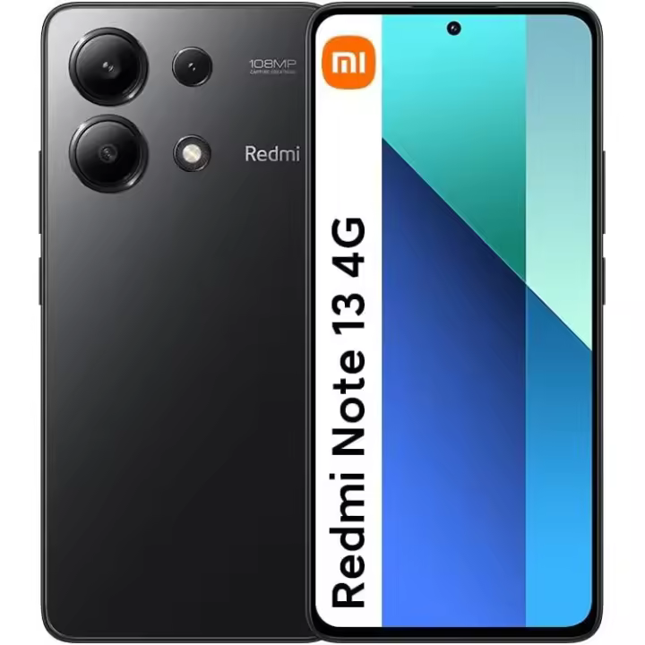 Xiaomi ( TIENE USO) Redmi Note 13 4G Midnight Black 8gb + 256gb Smartphone Móvil Libre - Android, NEGRO (PRODUCTO CON USO) , Envio 24h - 1