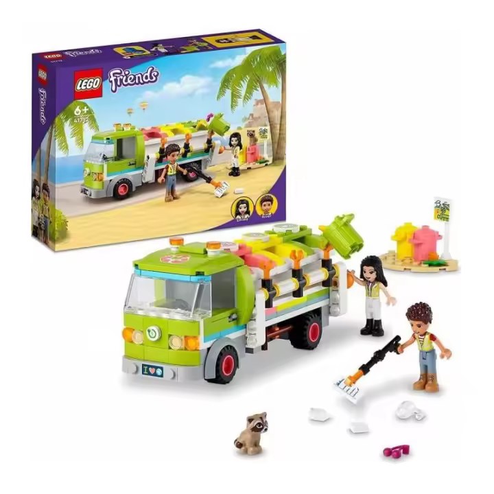 Lego LEGO Camión de Reciclaje con 3 Compartimentos para Clasificar y Accesorios de Limpieza - 1