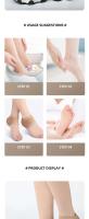 Protector De Talón De Silicona Gel Suela De Zapato Almohadillas De Talón Para Plantar Fasciitis Cuidado De Los Pies Reparación De Piel Almohadillas De Medio Yarda Calcetines - details 7