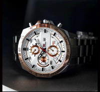 Reloj De Hombre VA VA VOOM De Acero Inoxidable Con Dial Grande De 46mm En Color Plata Y Negro Serie Original De Carreras Deportivas Reloj De Cuarzo Resistente Al Choque Y a Agua - details 14
