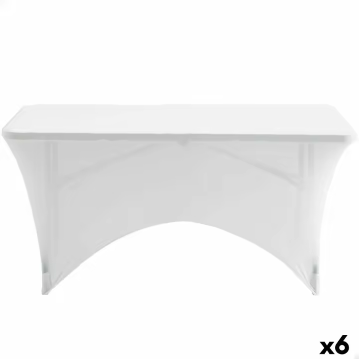 Funda Protectora Aktive Blanco 122 x 76 x 61 cm Mesa Accesorios Vehículos Carretera (6 Unidades) - 1