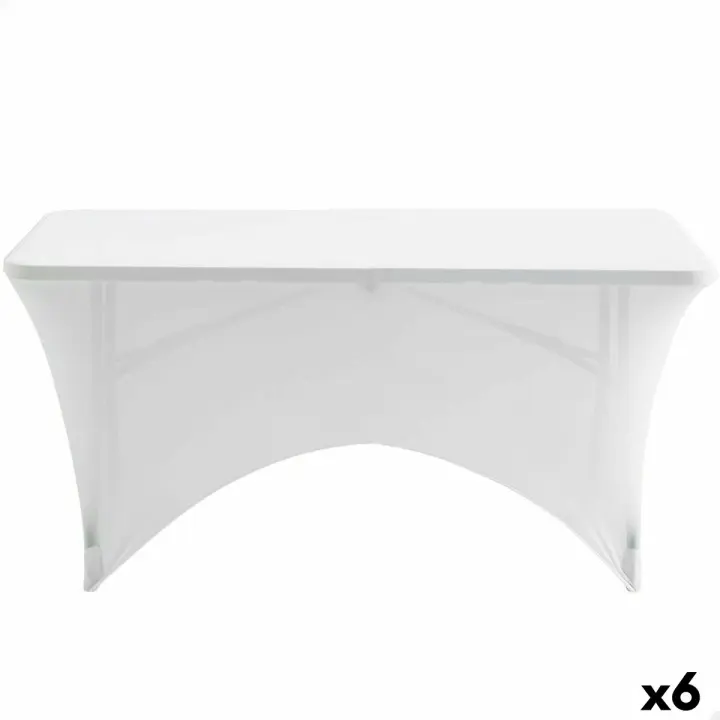 Funda Protectora Aktive Blanco 122 x 76 x 61 cm Mesa Accesorios Vehículos Carretera (6 Unidades) - 1