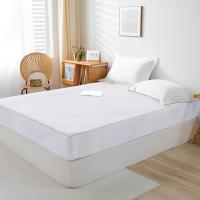 JIMENÉZ HOME JIMÉNEZ HOME - Funda de Colchón Blanca lisa, con Cremallera en (L) Tacto Suave, Tejido 100% Poliéster, Transpirable, Antiácaros, Hipoalergénica. Jiménez Home - details 0