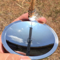 Kit De Sobrevivencia Para Camping 2Pcs Lanzador De Fuego Solar Y Aparato De Ignición De Encendedor Con Espejo Concentrador De Sol Herramienta De Emergencia Para Fumar Y Uso Exterior - details 3
