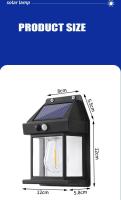 Lámparas De Seguridad Solar Exterior Impermeables Con Sensor De Movimiento Iluminación Automática De Jardín 1-4PCS Luz LED Calor - details 11