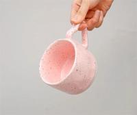 Taza De Café De Cerámica De 300ml Estilo Ins Forma De Corazón Con Mango Para Desayuno Leche Y Avena Regalo De San Valentín Universal Tamaño 9.3x7cm - details 10