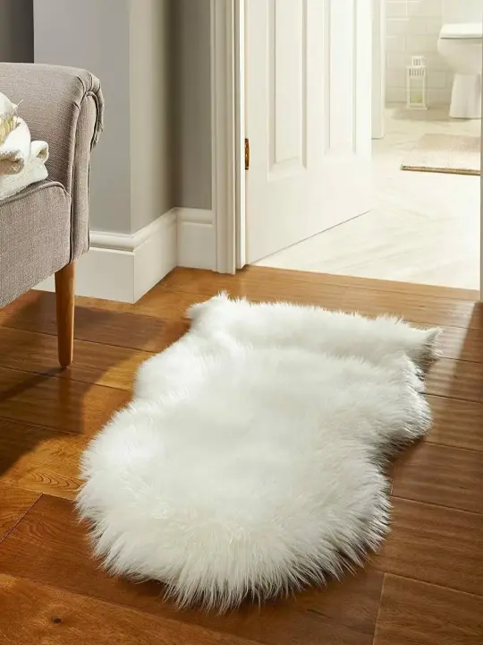 Carpetas De Piso Suaves Y Gruesas Para Sala De Estar Y Dormitorio Decoración De Perfiles Antideslizantes Y Resistente Al Agua Tejido a Mano De Acrílico 100% - 1