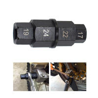Herramienta De Remoción De Eje Del Neumático De Motocicleta 17mm 19mm 22mm 24mm Juego De Sockets Allen Hexagonales Para Motocicleta - details 3