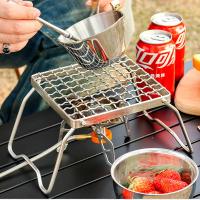 Soporte De Fogón Plegable Para Camping En Acero Inoxidable Mesa De Camping Portátil Para Gas Y Madera Estándar De Exterior - details 5