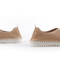 ANDY-Z  AZ2313 Beige  Zapatilla mujer, Diseño hueco en la parte superior，Calzado cómodo y versátil -Moda casual - details 4
