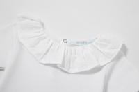 Amomi Bodys Pack de 2 Piezas Unisex Cuello Volante en Tejido Blanco Manga Corta - details 2