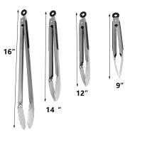 Pinzas De Barbacoa De Acero Inoxidable Para Carne Pasta Salada Y Caramelo Herramienta De Camping Para Cocinar Y Freír Alimentos - details 0