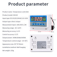 Termostato Digital W3103 Control De Temperatura Alta Potencia 5000W 30A Con Sensor Para Calor Y Frío AC 110-220V Para El Hogar - details 2