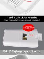 Alimentador De Acuario Automático 400ml Capacidad Grande Para Peces Y Tortugas Con Programación Inteligente Material Plástico - details 4