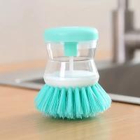 Cepillo De Limpieza Para Platos Con Dispensador De Jabón Durable Y Antideslizante Para Ollas Y Sartenes Diseño Ergonómico Para Cocina - details 0