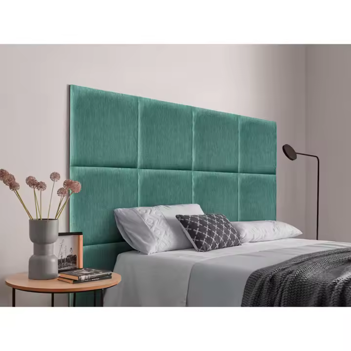 DHOME Cabecero Tapizado Compuesto de Paneles Autoadhesivos Intercambiables Serie Luxury Edition Cama Lujo Dormitorio Acolchado Segunda Gama de Colores - 1