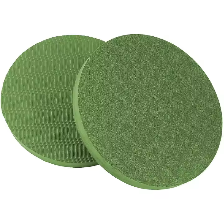 Almohadillas para rodillas para ejercicios de yoga ecológicos (paquete de 2) - 1
