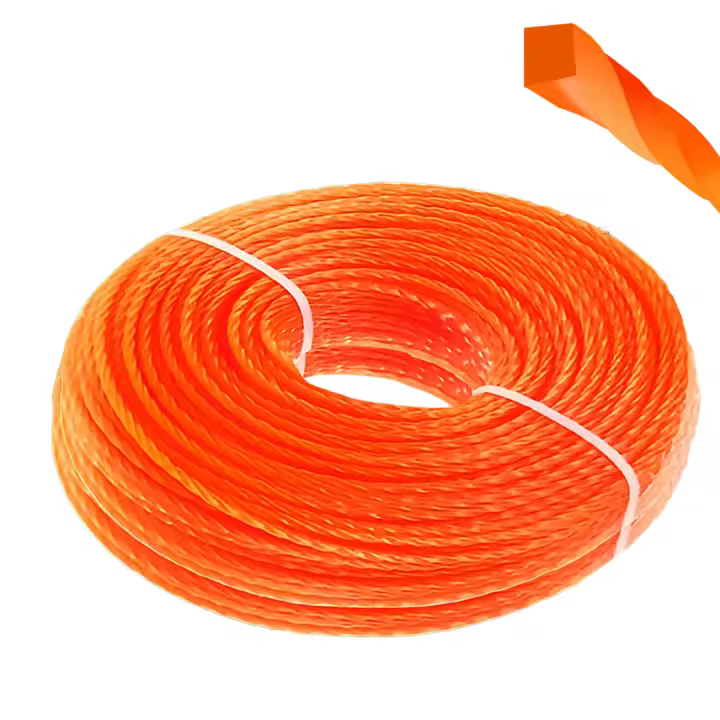 Línea De Acriscolas COSY 25m/15m*2.4mm/2.7mm/3mm/3.5mm/4mm Para Jardín Accesorio De Cabeza De Motosierra De Jardín Nylon Espiral - 1