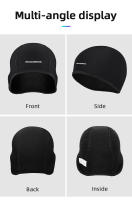 Gorro De Ciclismo Invernal ROCKBROS Para Hombres Gorro De Poliéster Caliente Y Viento Resistente Deporte Al Aire Libre Bicicleta Esquí - details 8