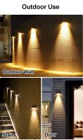 Luz Solar Para Exterior Luz De Pared Impermeable LED Iluminación Automática Noche Para Jardín Patio Balcón Moderno Estilo - details 4