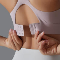 Sujetador deportivo con espalda descubierta para mujer, ropa interior de entrenamiento con hebilla ajustable para correr, Fitness, gimnasio, Bralette acolchado, ropa deportiva - details 28