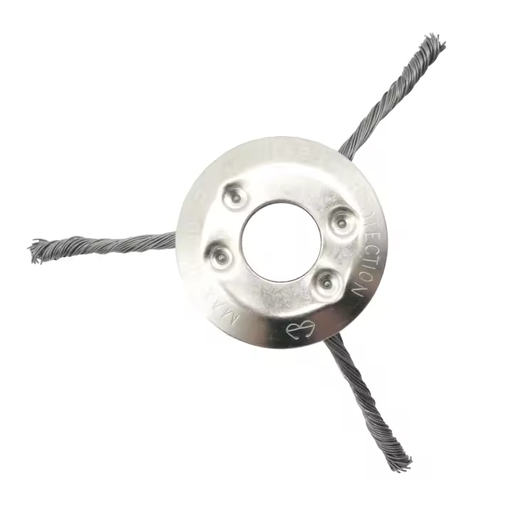 Cabeza De Piltra Para Jardín LUSQI De Acero Universal Para Trimmer De Hierba Y Limpieza De Maleza Y Rusticidad Tamaño 6/8/9 Pulgadas - 1
