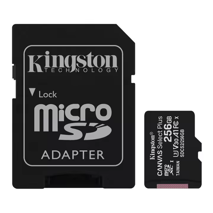 Memoria Kingston Canvas SDCS2 MicroSDXC + Adp. SD 256GB - 1