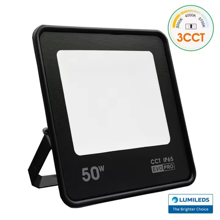 Foco Proyector LED - EVO PRO - Chip Lumileds - 50W -100W - 200W - Luz Seleccionable 3000K - 4000K - 5700K - 1