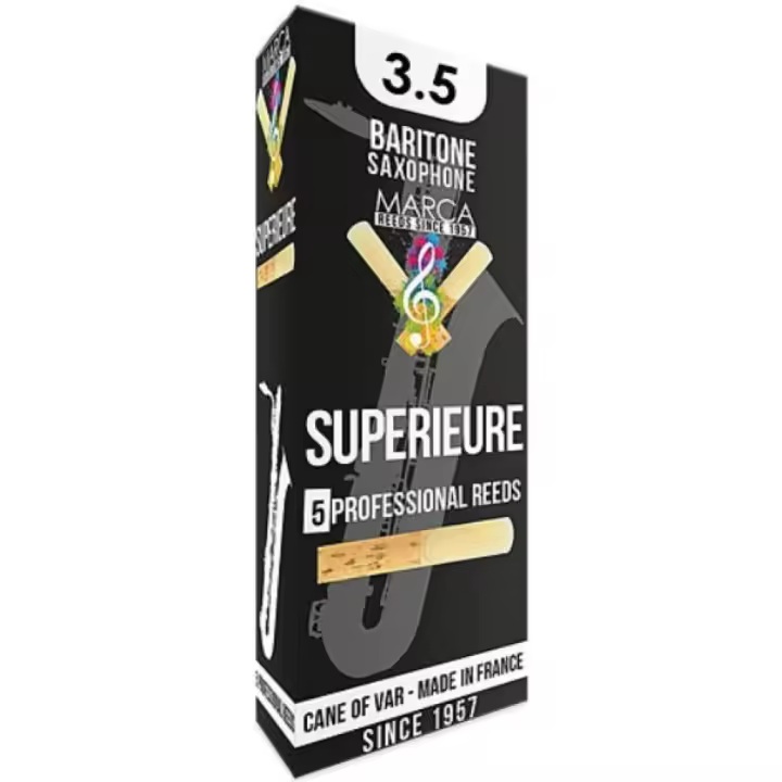 Caja 5 Cañas Saxo Baritono Marca Superieure 3.5 - 1