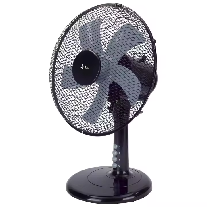 VENTILADOR DE SOBREMESA JATA JVVM3124 DE 45W DE POTENCIA DE COLOR NEGRO - 1