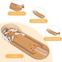 Mini juego de bolos, Apto Como Juego entre los Niños, de Ocio y Ocio para mejorar la concentración. - details 1