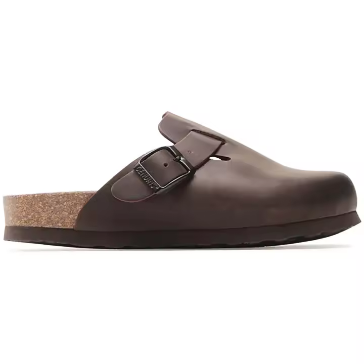 Zuecos Genuins  para mujer en color marron - 1